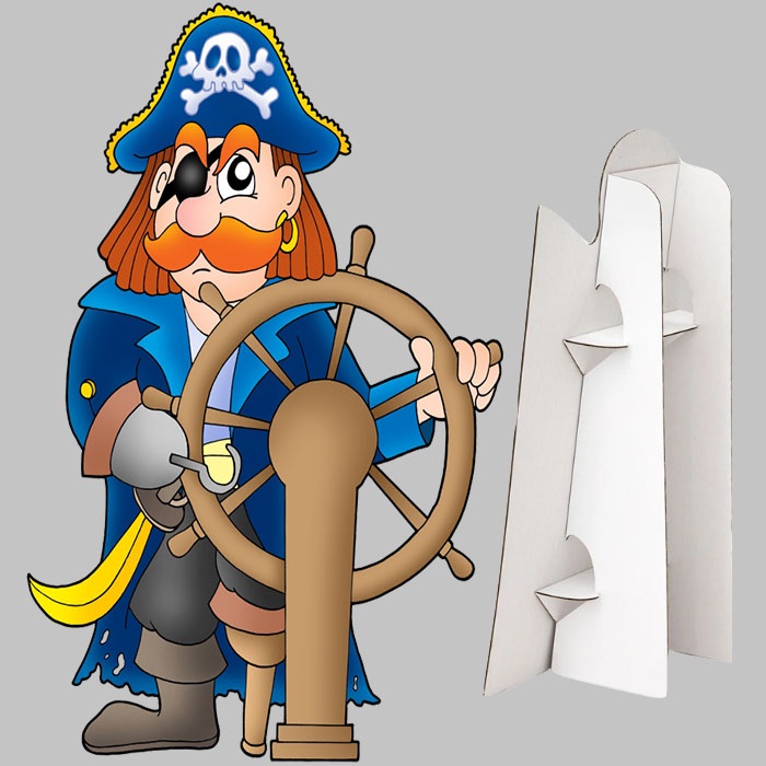 Korsan Kaptan Ayaklı Pano