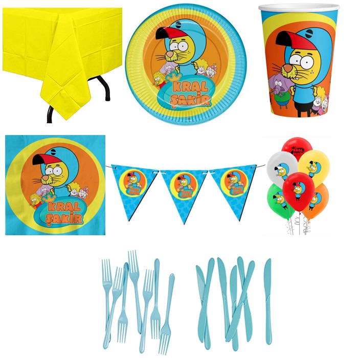 Kral Şakir Doğum Günü Parti Seti