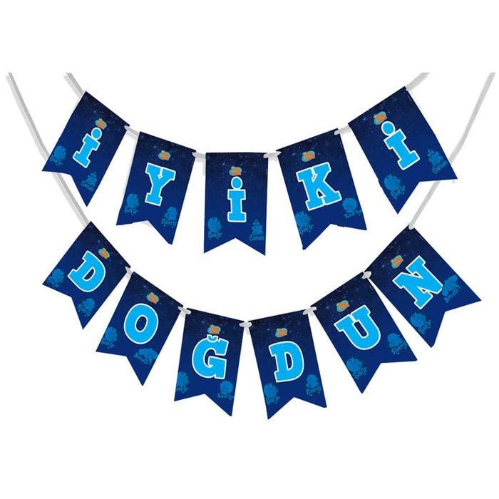 Kral Şakir İyi Ki Doğdun Bayrak Yazı