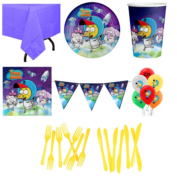 Kral Şakir Uzay Temalı Parti Seti