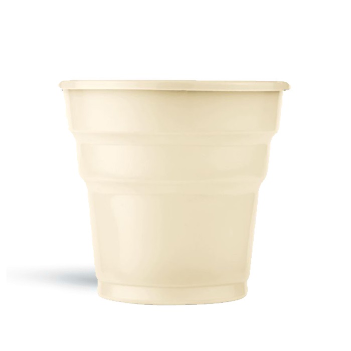 Krem Renkli Plastik Bardak