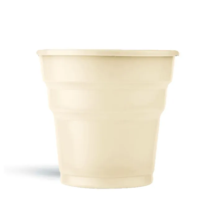 Krem Renkli Plastik Bardak