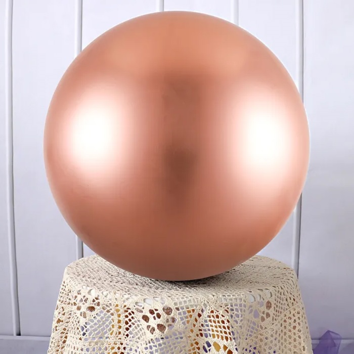 Krom Balon Jumbo Gold Bakır Balon
