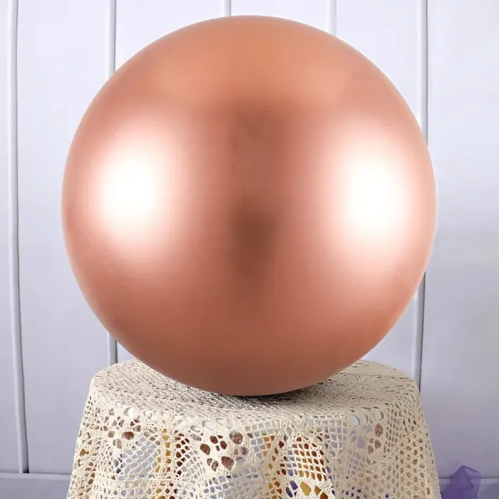 Krom Balon Jumbo Gold Bakır Balon