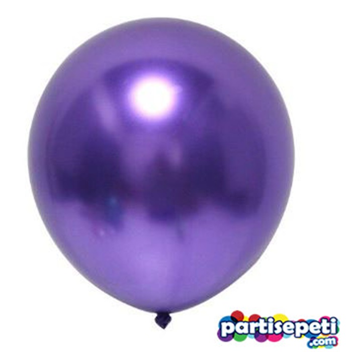 Mor Renkli Krom Balon