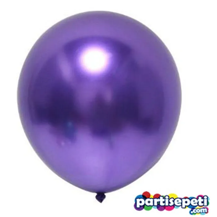 Mor Renkli Krom Balon
