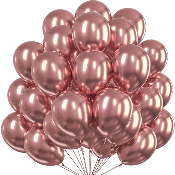 Krom Balon Rose Gold Renkli