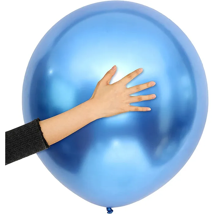 Krom Mavi Renkli Jumbo Balon