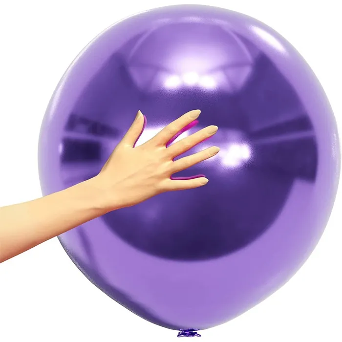 Krom Mor Renkli Jumbo Balon