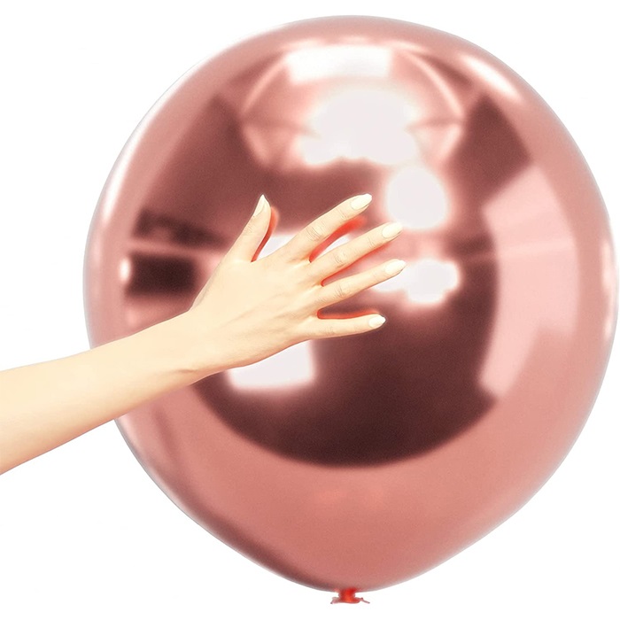 Krom Rose Gold Renkli Jumbo Balon