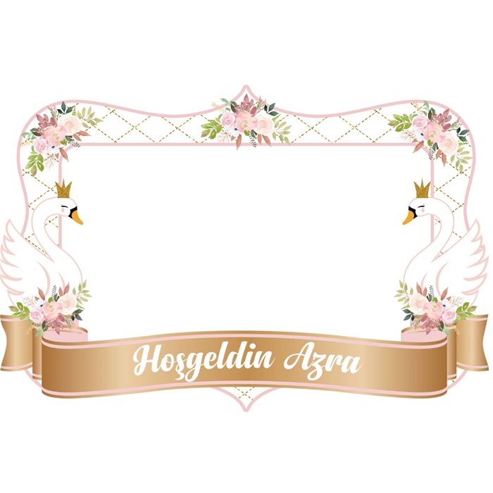 Kuğu Kişiye Özel Çerçeve