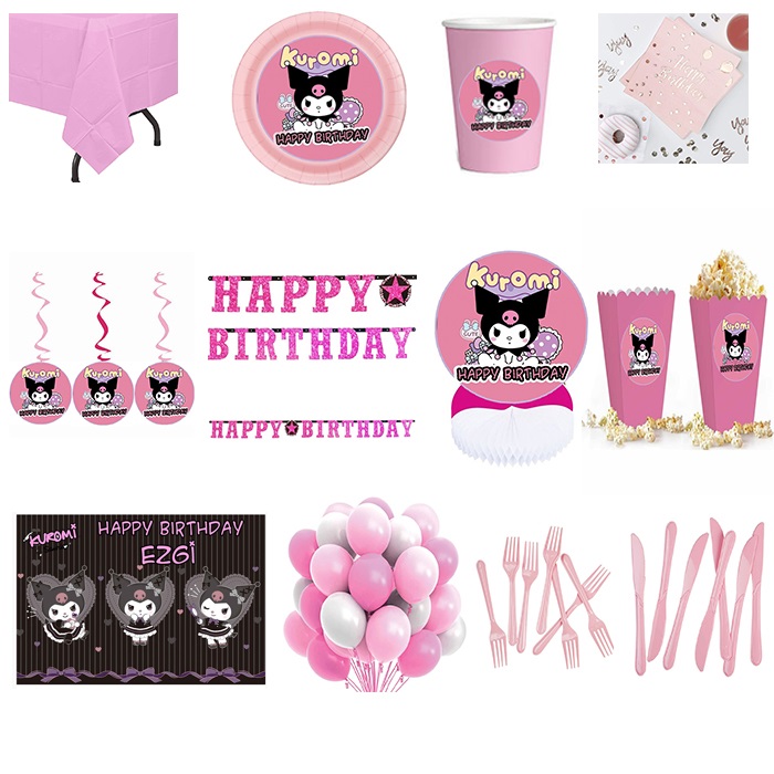 Kuromi Doğum Günü Seti