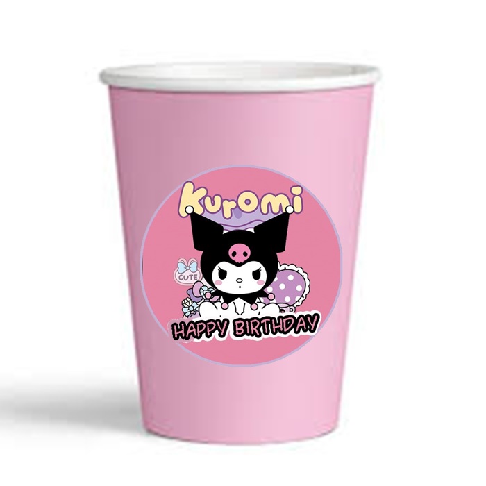 Kuromi Temalı Karton Bardak