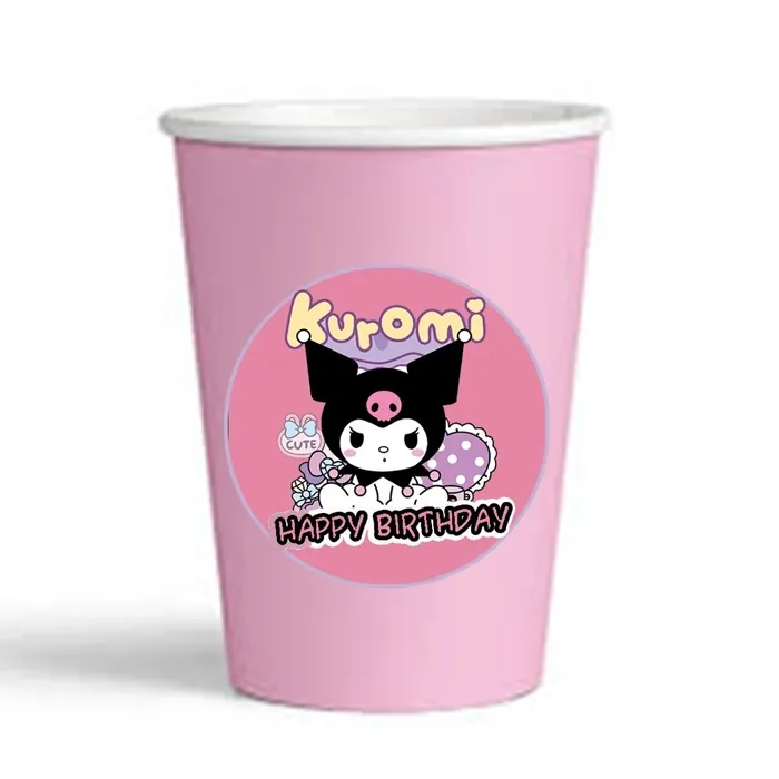 Kuromi Temalı Karton Bardak