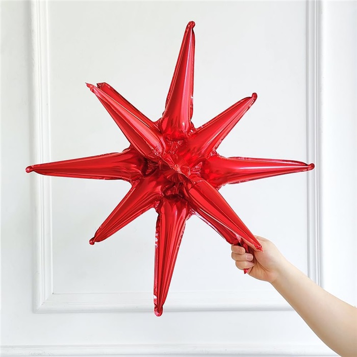 Kutup Yıldızı Folyo Balon Kırmızı