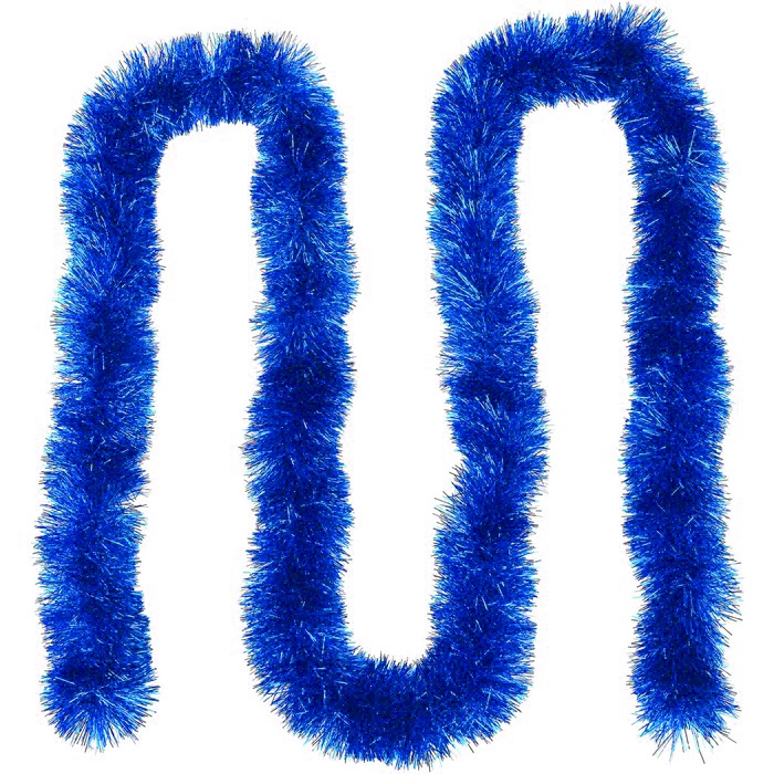 Lacivert Kirpi Fırfır Süs Lüks