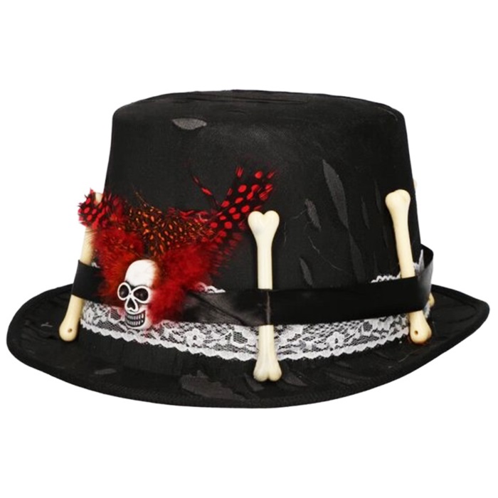 Cadılar Bayramı Kemikli Lüks Şapka