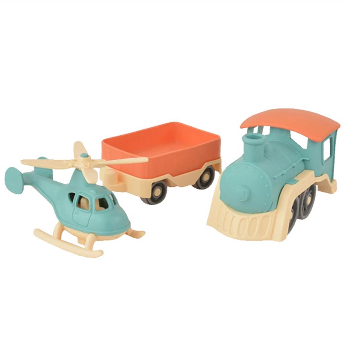 Let's Be Child Yük Tren Seti Helkopterli