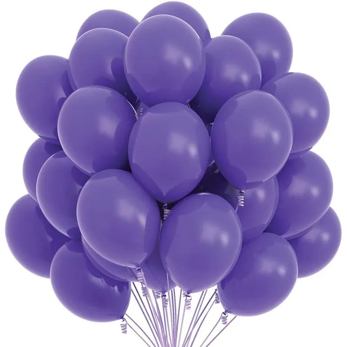 Lila Renkli Pastel Balon
