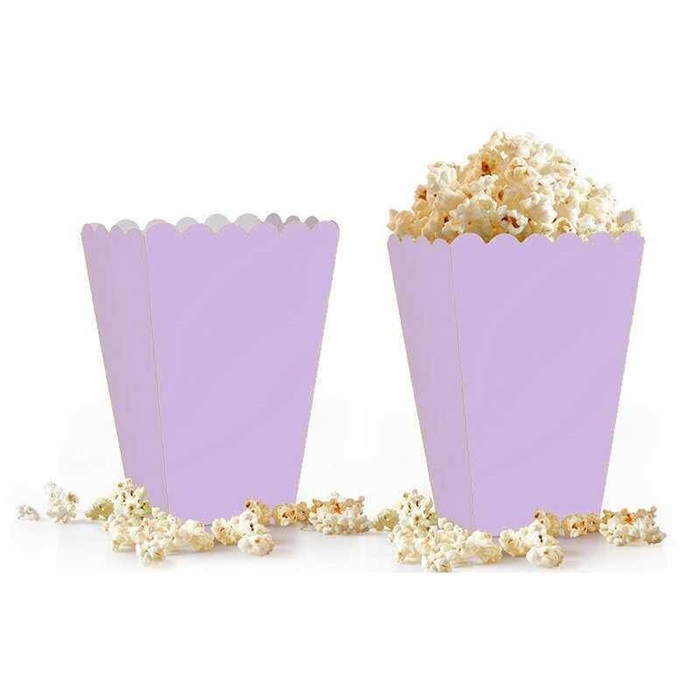 Lila Renkli Popcorn Kutusu