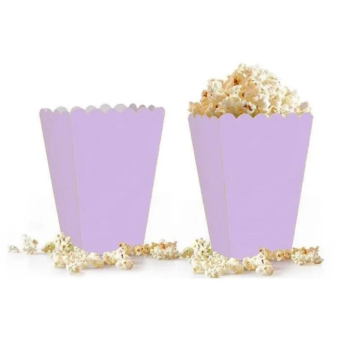 Lila Renkli Popcorn Kutusu