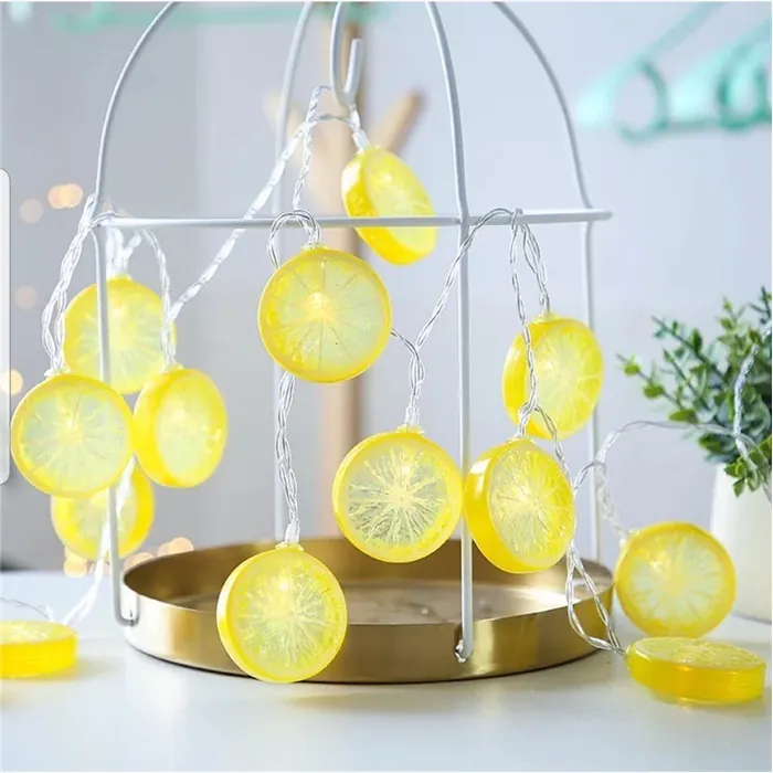 Limon Dilimi Sıralı Dekoratif Led Işık