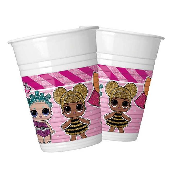 Lol Bebekler Temalı Plastik Bardak