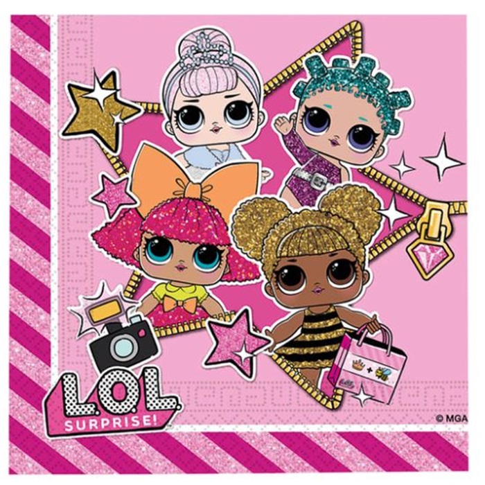 Lol Bebekler Temalı Kağıt Peçete