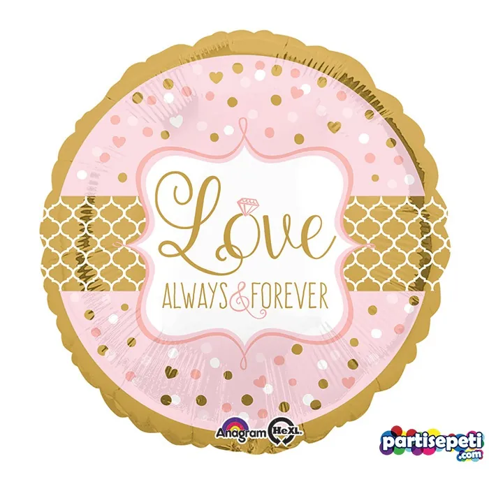 Love Always Forever Folyo Balon