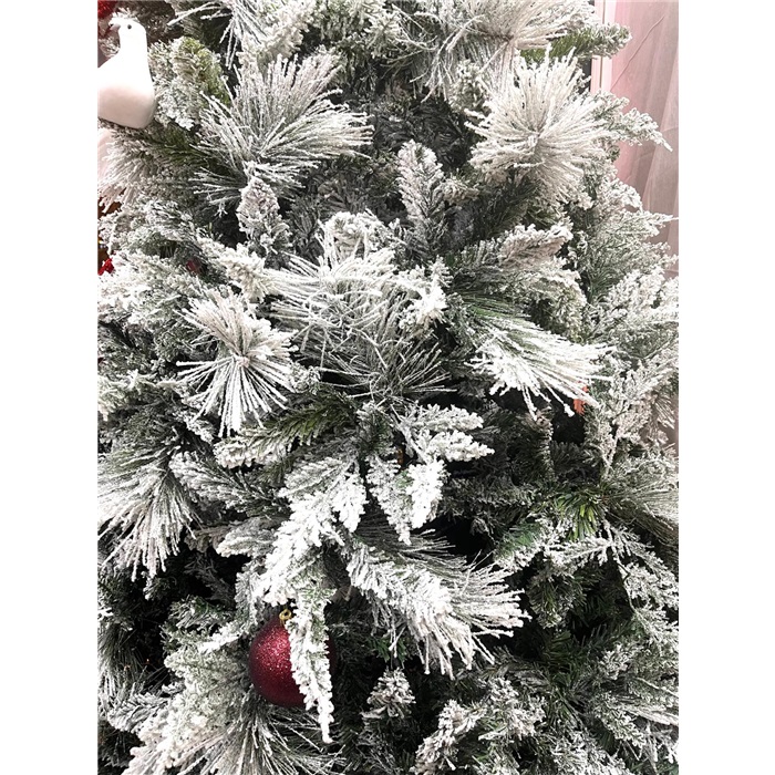 Lüks Karlı Yılbaşı Çam Ağacı 240 Cm Yeşil