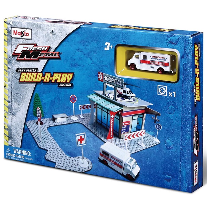 Maisto Fresh Metal Hastane Binası Oyun Seti