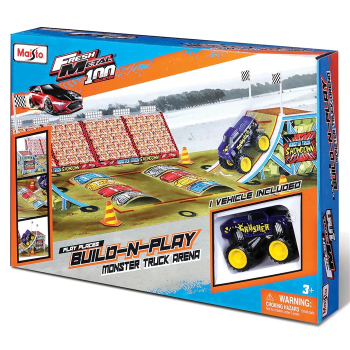 Maisto İnşa Et Ve Oyna Canavar Kamyon Arena Oyun Seti
