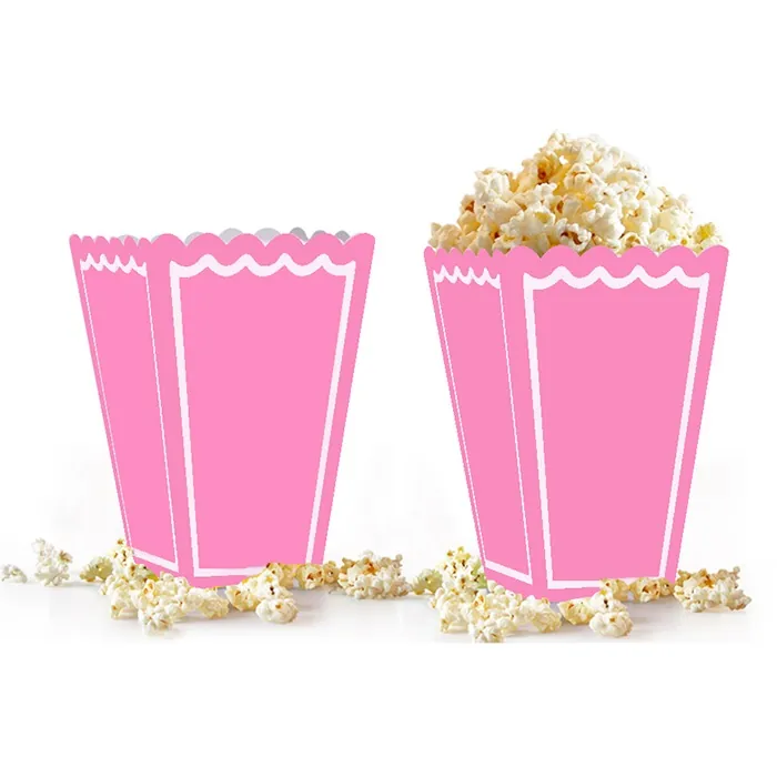 Makaron Pembe Renkli Mısır Kutusu
