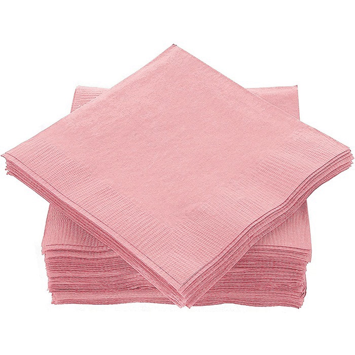 Makaron Pembe Renk Kağıt Peçete