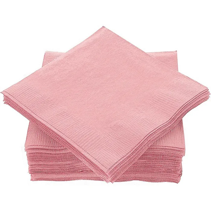Makaron Pembe Renk Kağıt Peçete