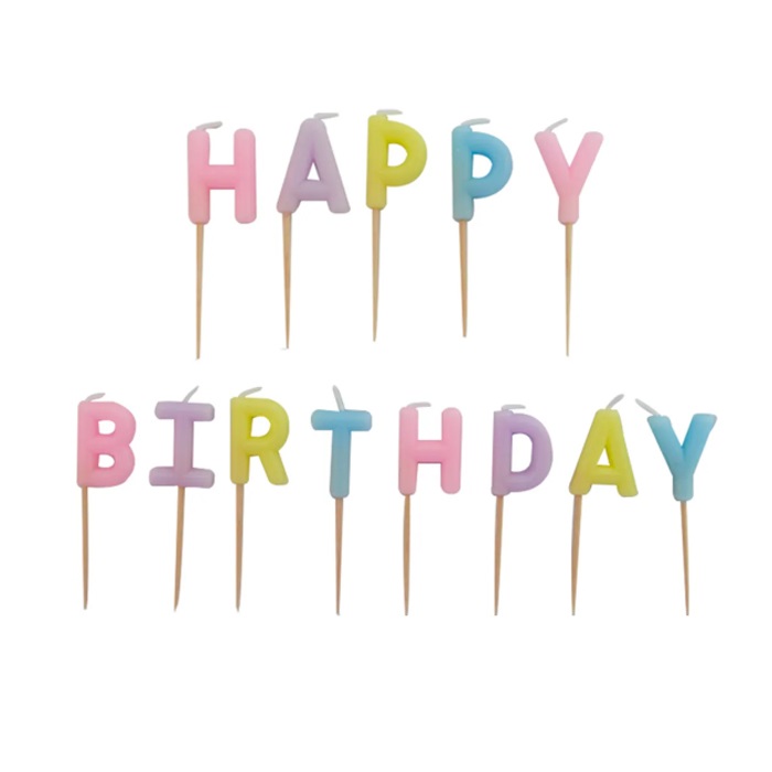 Makaron Renkli Happy Birthday Mum