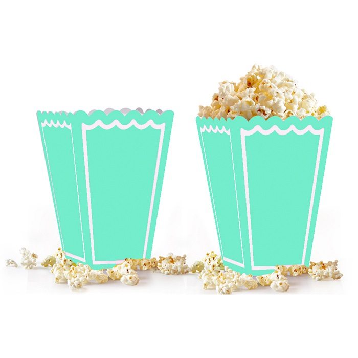 Makaron Yeşil Popcorn Kutusu