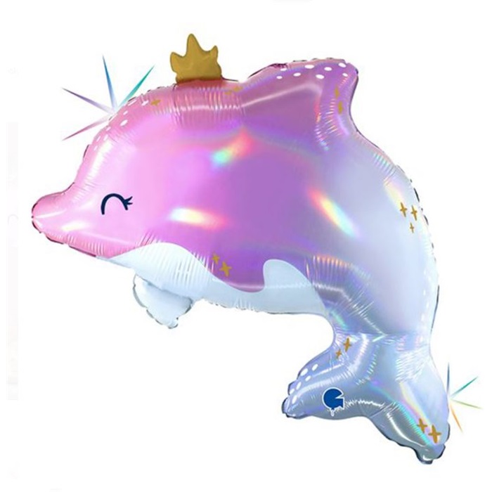 Glowy Dolphin Grabo Folyo Balon
