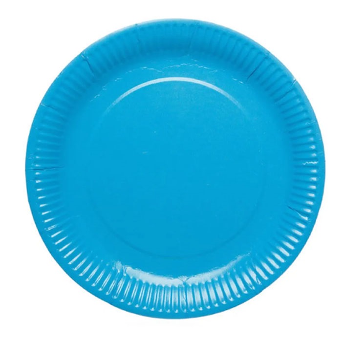 Mavi Renkli Karton Tabak