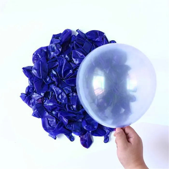 Mavi Renkli Şeffaf Balon