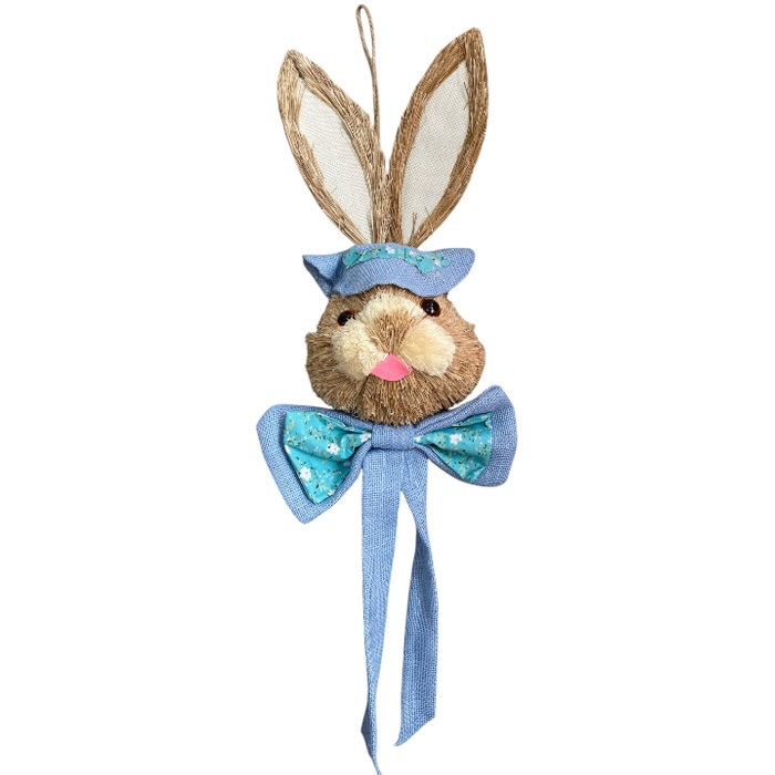 Mavi Renkli Paskalya Tavşan Asma Süs