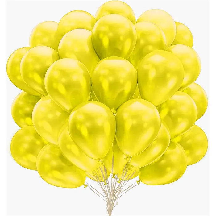 Sarı Renkli Metalik Balon
