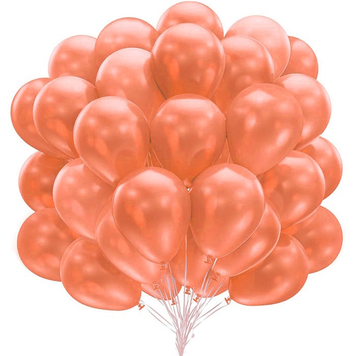 Metalik Gold Rose Balon