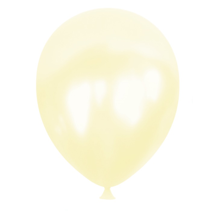 Metalik Krem Renkli Balon