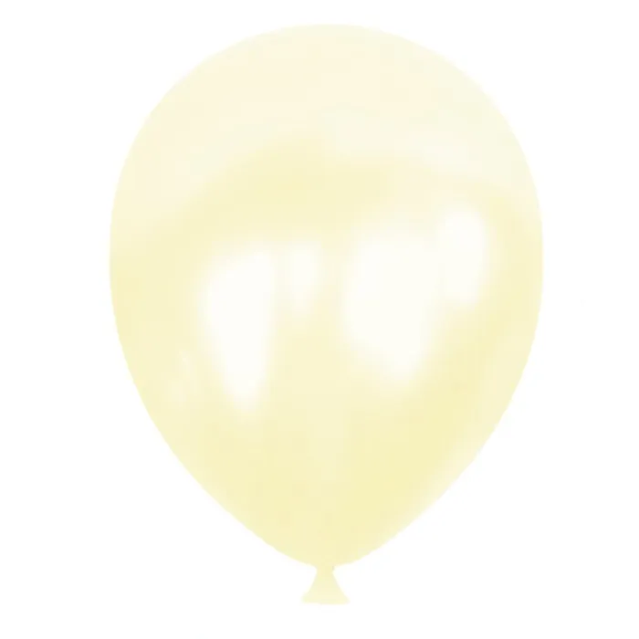 Metalik Krem Renkli Balon