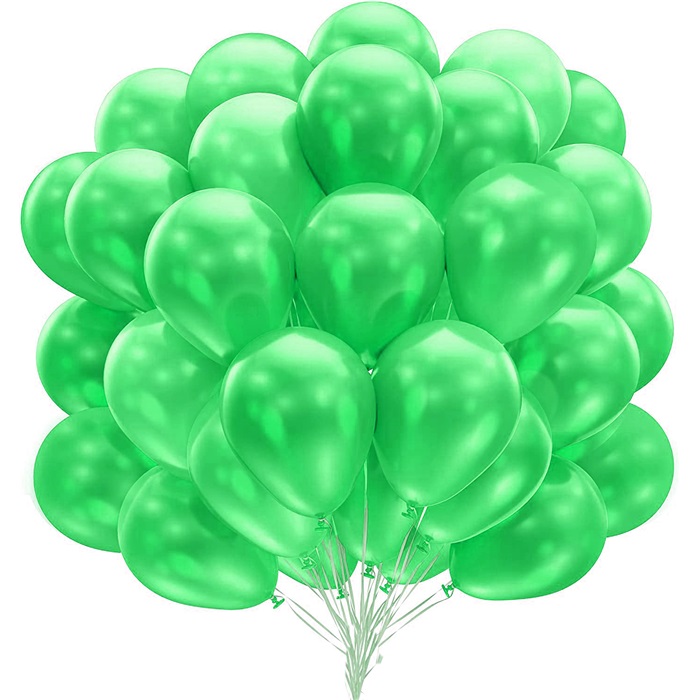 Metalik Yeşil Renkli Balon