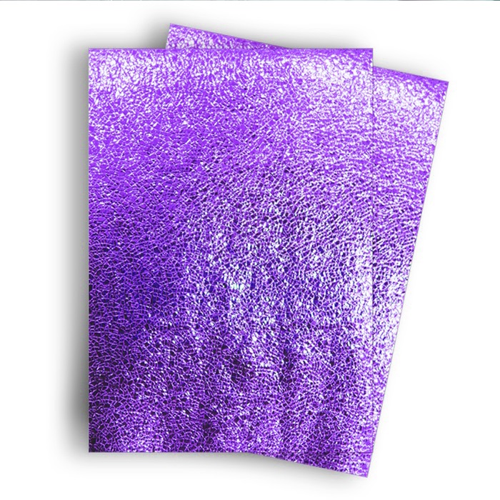 Metalize Kabartmalı Mor Masa Örtüsü