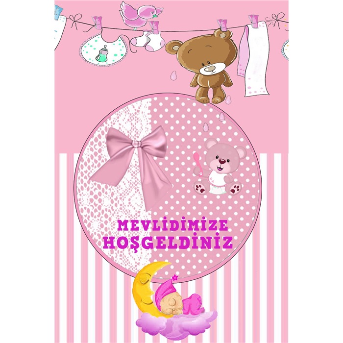 Mevlidimize Hoşgeldiniz Karşılama Panosu