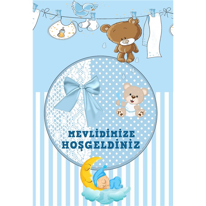 Mevlidimize Hoşgeldiniz Karşılama Panosu