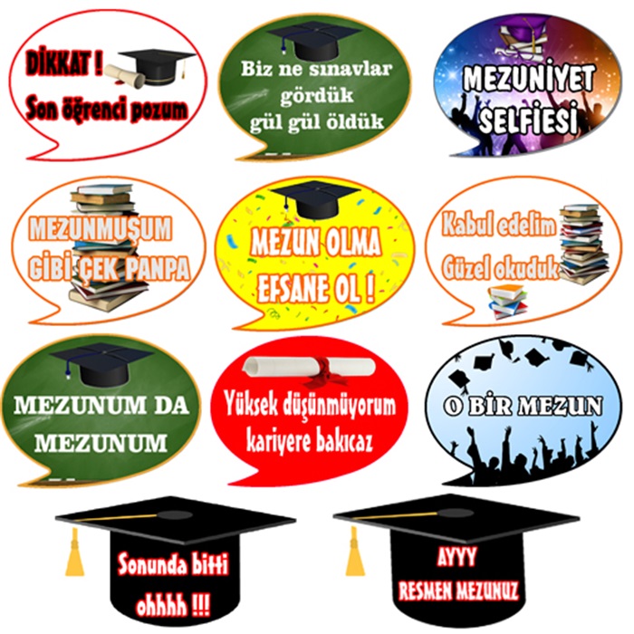 Mezuniyet Konuşma Balonları